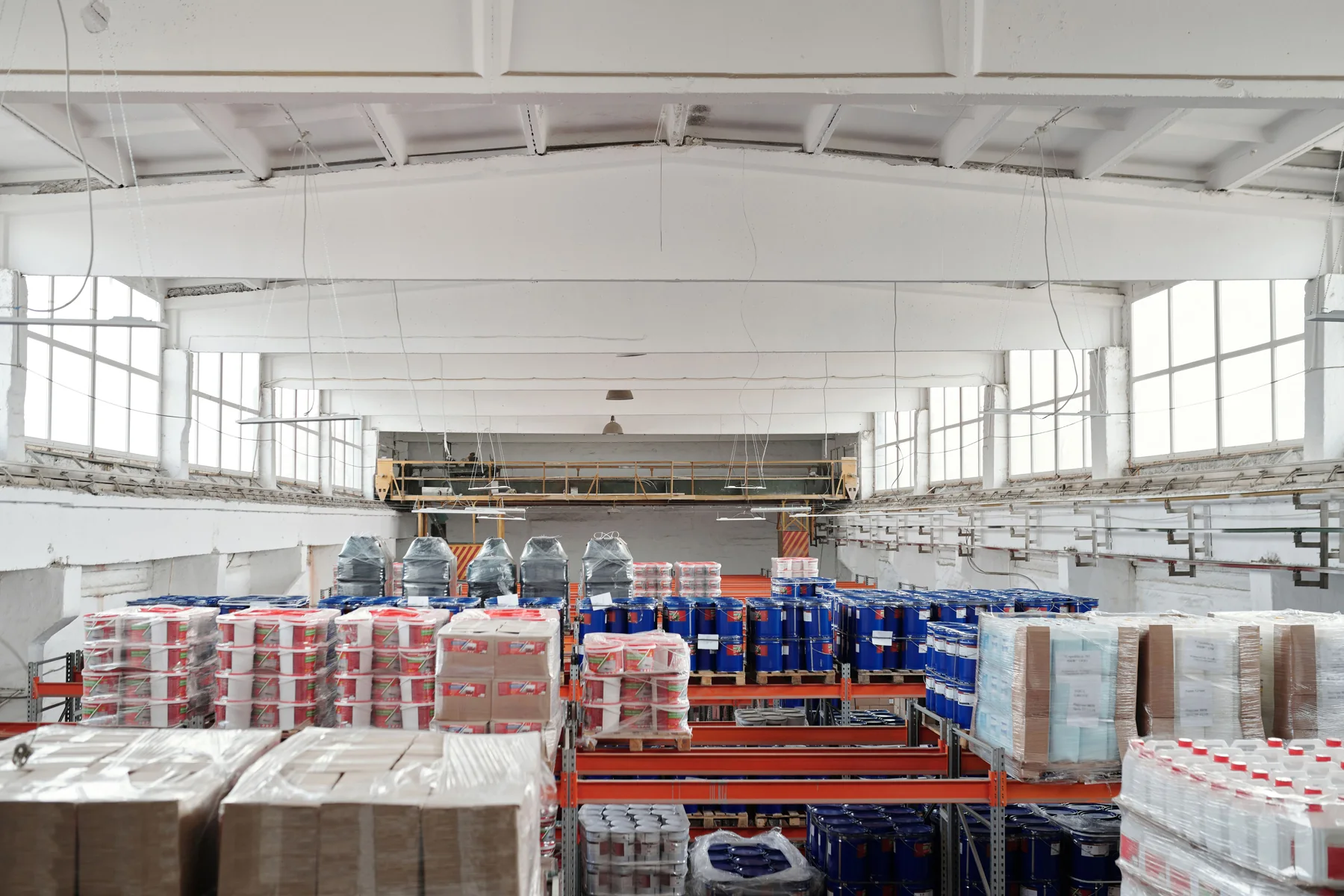 Industrial warehouse and inventory infrastructure